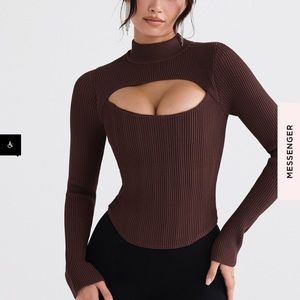 Georgina cocoa knitted corset
Originally $149